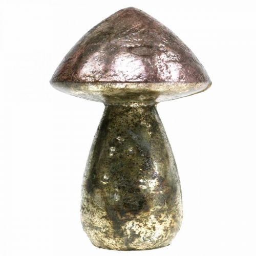 Produkt Dekoracyjne grzyby różowe jesienne dekoracje szklane Ø9cm W13,5cm 2szt