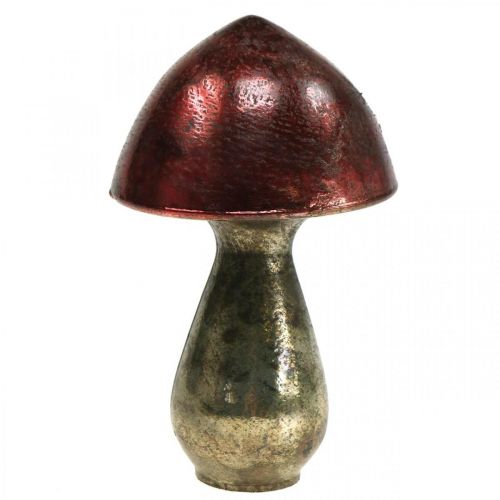 Produkt Deco grzyb czerwony duża szklana jesienna dekoracja Ø14cm W23cm