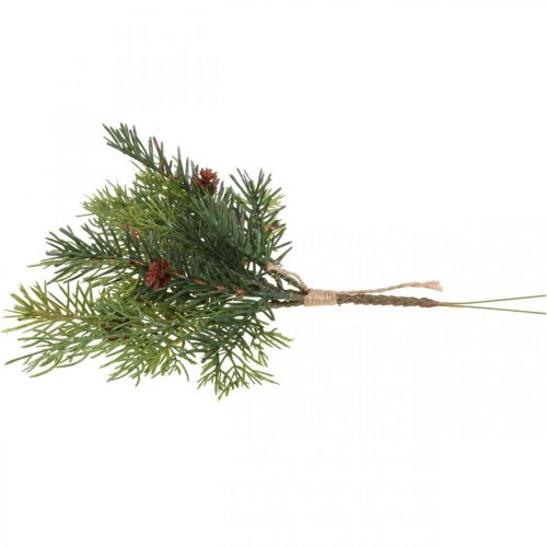 Floristik24 Ozdobne gałązki Świąteczna gałązka sosny sztuczna 31cm 2szt