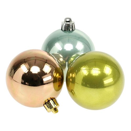 Floristik24 Plastikowa kulka Ø6cm w różnych kolorach. 10 sztuk