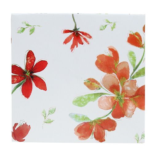 Floristik24 Torba papierowa 12cm x 12cm z wzorem 8szt.