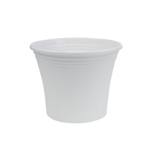 Produkt Doniczka plastikowa „Irys” biała Ø15cm W13cm, 1szt