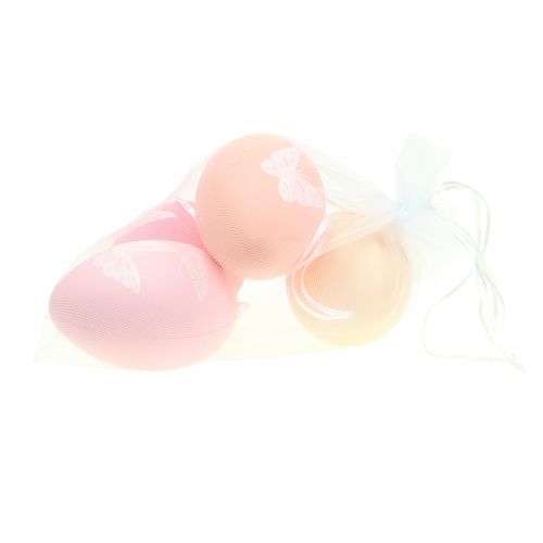 Floristik24 Pisanki do powieszenia pastelowe kolory 12cm 4szt