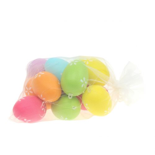Produkt Pisanki do zawieszenia kolorowe 6cm 12 szt