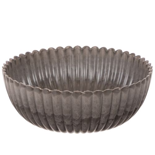 Miska okrągła, ryflowana, dekoracyjna do kompozycji kwiatowych, 20 cm, 2 sztuki kupić | Floristik24.pl