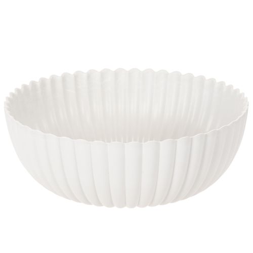 Miska dekoracyjna żebrowana, duża, 25cm