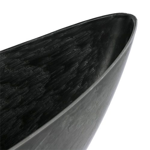 Produkt Plastikowa łódka w kolorze antracytowym, owalna 39 cm x 12,5 cm wys. 13 cm 1 sztuka