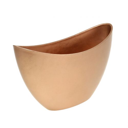Floristik24 Miska dekoracyjna miedziana 20cm x 9cm wys. 12cm 1 szt