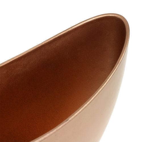 Floristik24 Miska dekoracyjna miedziana 20cm x 9cm wys. 12cm 1 szt
