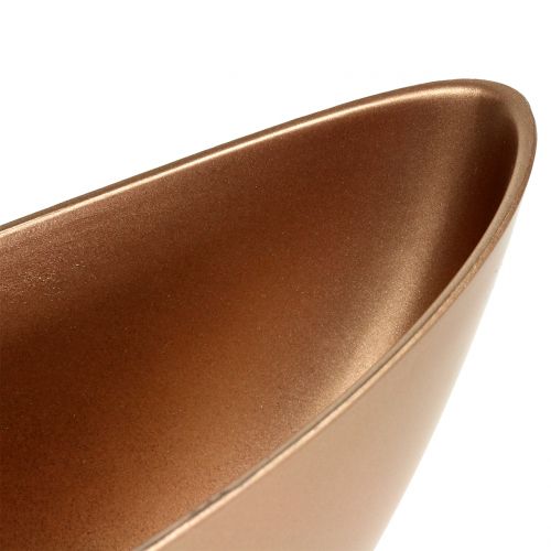 Floristik24 Miska dekoracyjna miedziana 39cm x 12cm wys. 13cm 1 szt