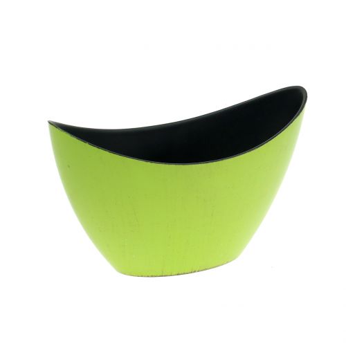 Floristik24 Misa dekoracyjna Planter Green 20cm x 9cm H11,5cm