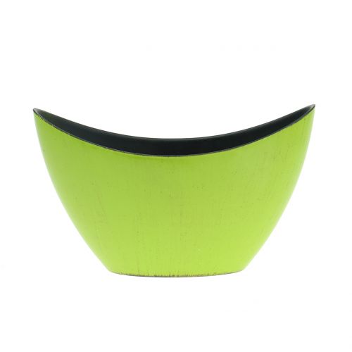 Floristik24 Misa dekoracyjna Planter Green 20cm x 9cm H11,5cm