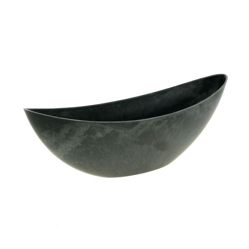 Floristik24 Deco Bowl Planter Antracyt 34cm x 11cm H11cm