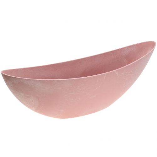 Floristik24 Miska ozdobna, miska do roślin, różowa 55cm x 14,5cm W17cm