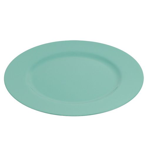 Floristik24 Talerz plastikowy Ø33cm turkusowy