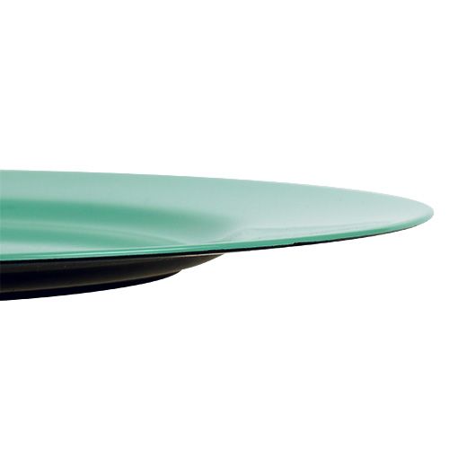 Floristik24 Talerz plastikowy Ø33cm turkusowy