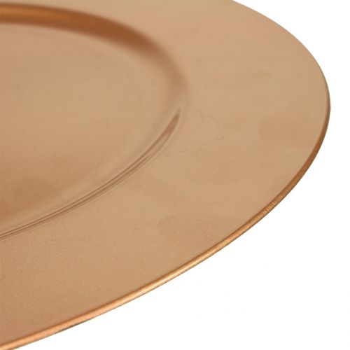 Floristik24 Płytka plastikowa Miedź Ø33cm