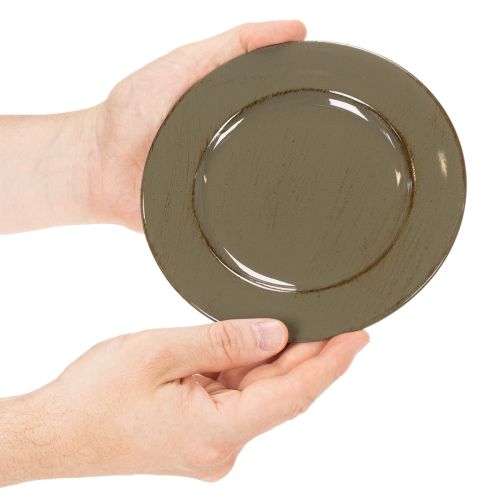 Małe talerzyki do dekoracji i prezentacji, 17 cm, 6 sztuk | Floristik24.pl