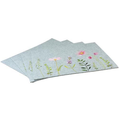 Produkt Podkładka mata na stół filcowe kwiaty 45x4,5x35cm 4szt