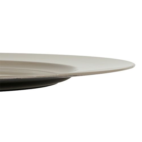 Produkt Płytka ładowarki Ø33cm w kolorze platynowo-szarym