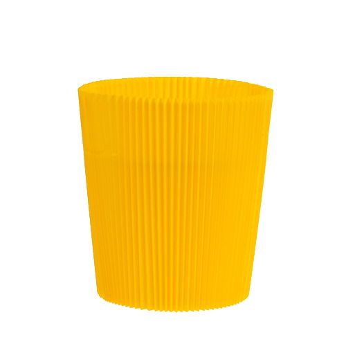 Mankiety plisowane żółte 12,5cm 100 szt