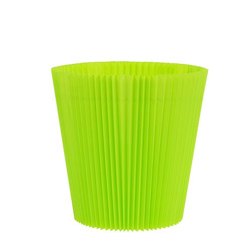 Mankiety plisowane jasnozielone 12,5cm 100 sztuk