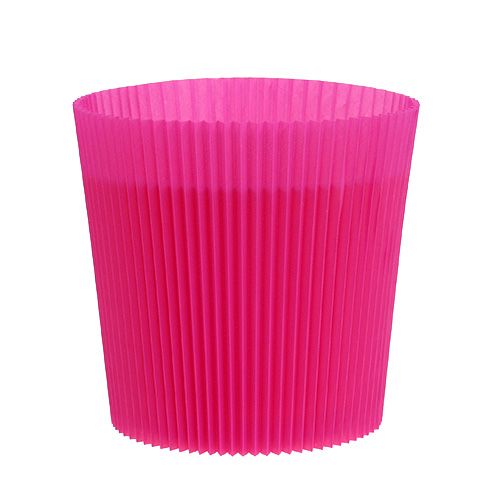 Floristik24 Plisowane mankiety Cerise 14,5cm 100szt.