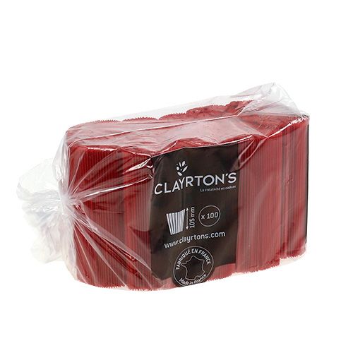 Produkt Mankiety plisowane czerwone 10,5cm 100 szt