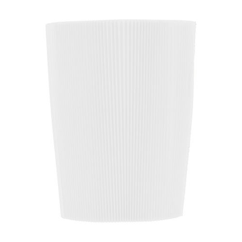 Mankiety plisowane do doniczek białe 14,5cm 100 sztuk