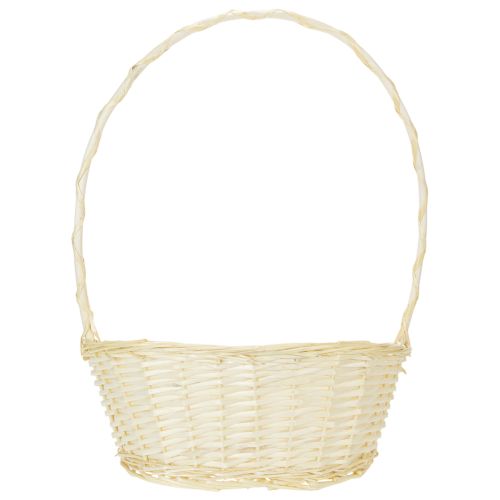 Kosz prezentowy ok. 38 cm x 27 cm, jasny kolor | Floristik24.pl