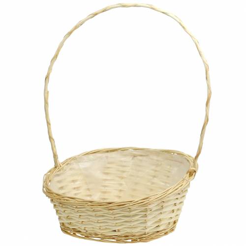 Floristik24 Kosz upominkowy Kosz wiklinowy o wymiarach 44cm x 36cm