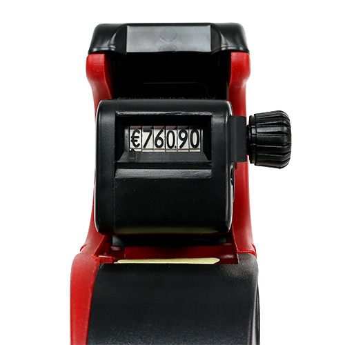 Produkt Etykieta cenowa czerwona, czarna 25×13cm