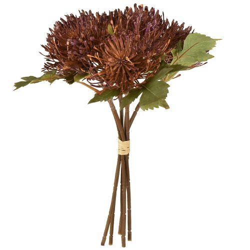 Produkt Protea sztuczna igielnica Leucospermum fioletowa 30cm 6 szt.
