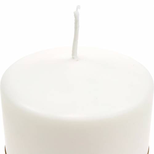 Produkt Świeca pieńkowa PURE Nature, zrównoważona naturalna świeca wykonana ze stearyny i wosku rzepakowego 90/70mm