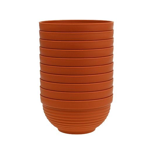 Produkt Miska plastikowa R terakota Ø19cm, 10 sztuk