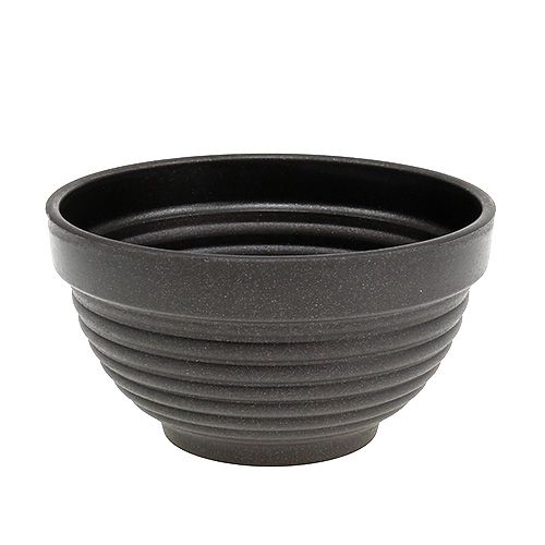 Floristik24 Miska plastikowa R antracytowa Ø13cm, 10 szt.