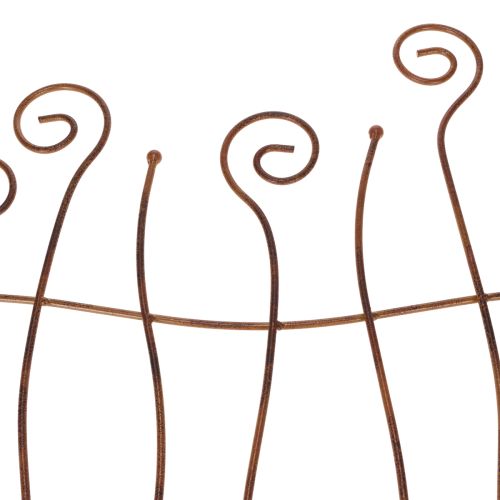 Produkt Kratka, pomoc do wspinania się, metalowa, wygięta, artystyczna dekoracja ogrodu, 72 cm
