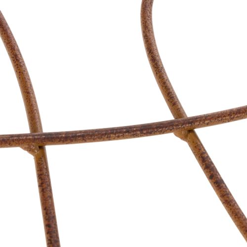 Produkt Kratka, pomoc do wspinania się, metalowa, wygięta, artystyczna dekoracja ogrodu, 72 cm