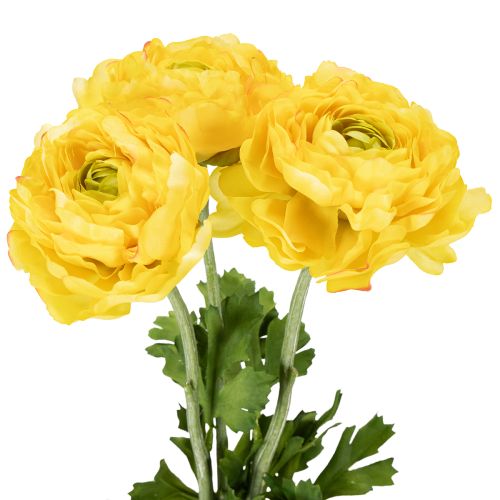 Produkt Sztuczny ranunculus jako pojedynczy kwiat do eleganckiej i łatwej w pielęgnacji dekoracji, 51 cm, 3 sztuki
