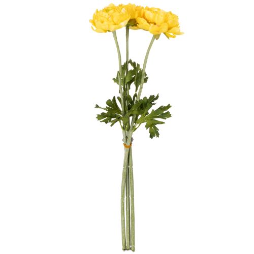 Produkt Sztuczny ranunculus jako pojedynczy kwiat do eleganckiej i łatwej w pielęgnacji dekoracji, 51 cm, 3 sztuki