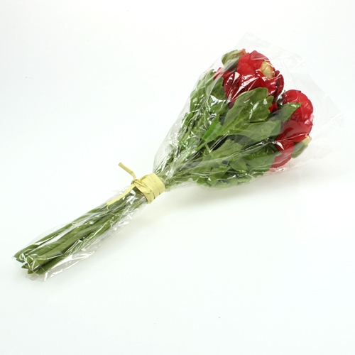 Floristik24 Ranunculus Bukiet Czerwony 30cm