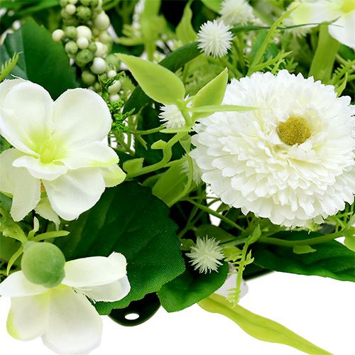 Floristik24 Ranunculus Wianek z Bellis White Ø30cm