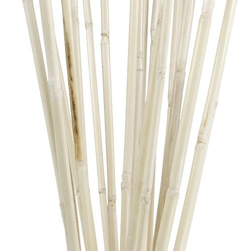 Floristik24 Pałeczki rattanowe bielone 100cm 20 szt