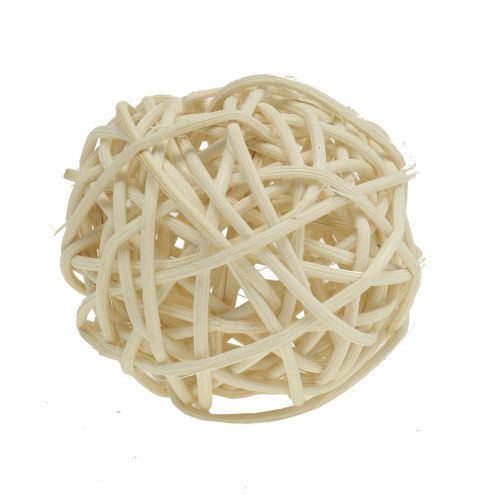 Produkt Kula rattanowa bielona Ø4cm 24 szt