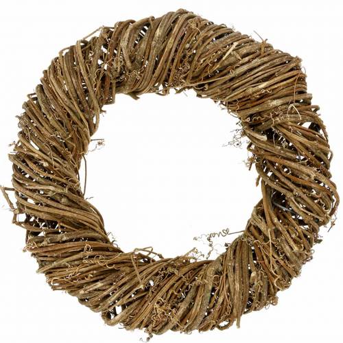 Floristik24 Wianek z winorośli Ø50cm natura