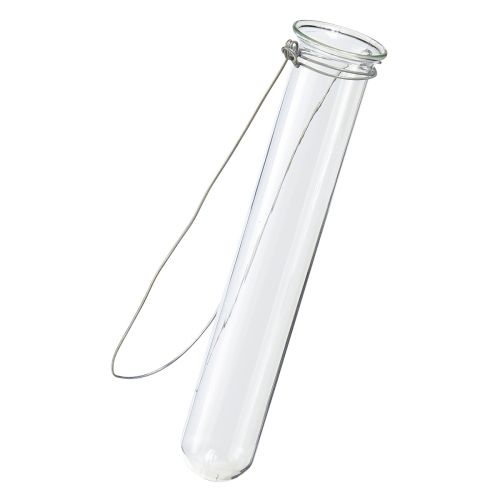 Produkt Dekoracyjna szklana probówka do zawieszania mini wazonu Ø2,4cm W22,5cm