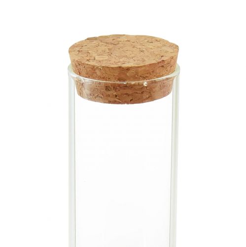 Produkt Wazon dekoracyjny z probówką z korkową pokrywką Ø4cm W18cm 6 szt