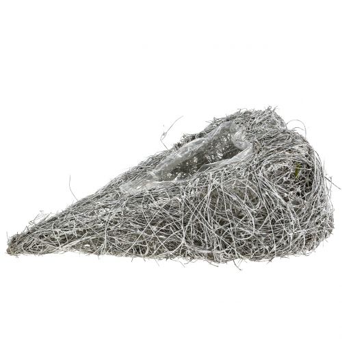 Serce winorośli do sadzenia białe myte 35cm x 23cm 1szt. | Floristik24.pl