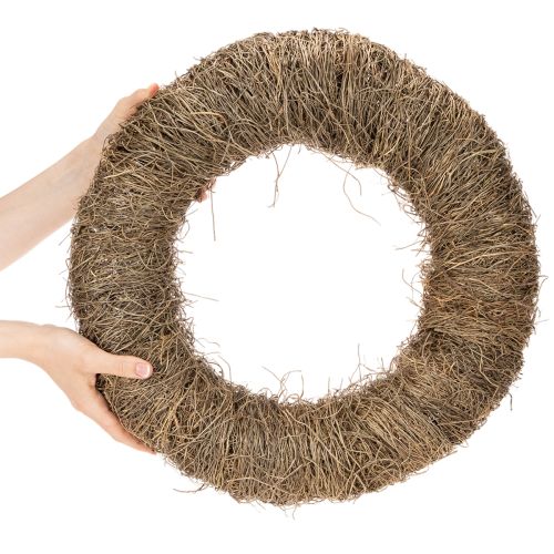 Wieniec winorośli, nieobrobiony, okrągły, naturalny wianek do rękodzieła, 45 cm | Floristik24.pl