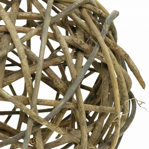 Floristik24 Deco Ball Vine Wood Natural Dark Ø20cm